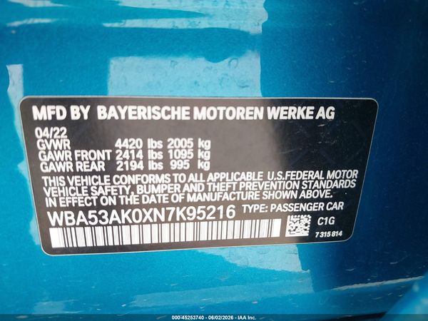 2022 BMW 228 GRAN COUPE I SDRIVE