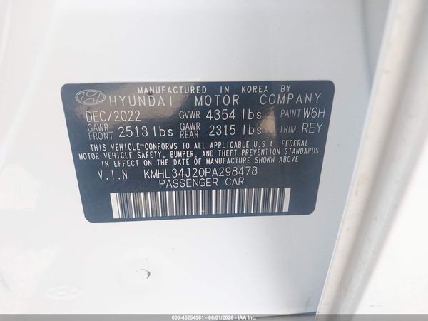 2023 HYUNDAI SONATA LIMITED