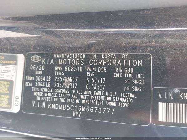 2021 KIA SEDONA LX