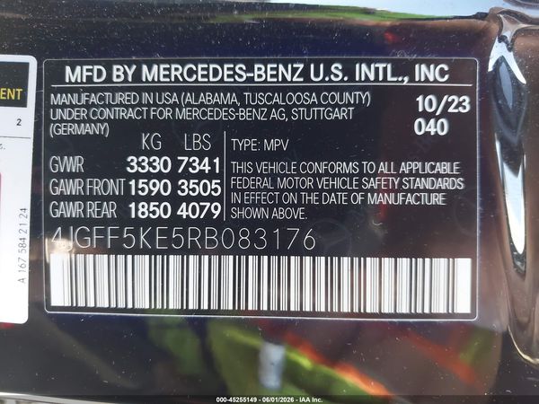 2024 MERCEDES-BENZ GLS 450 4MATIC