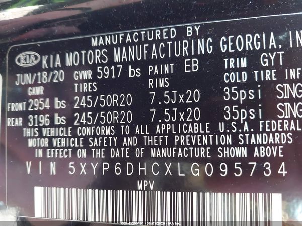 2020 KIA TELLURIDE S