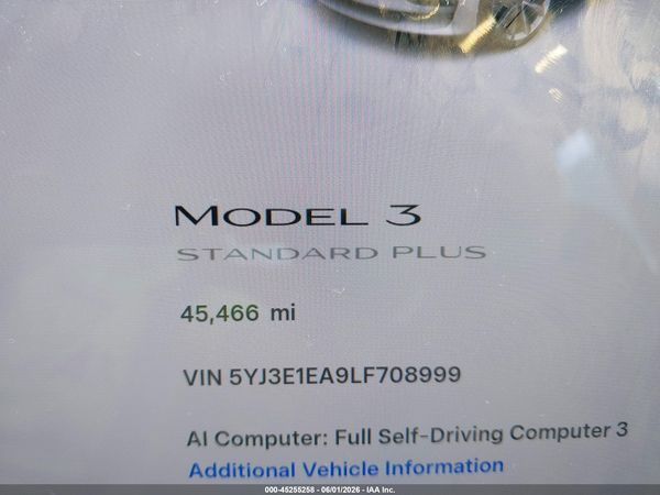 2020 TESLA MODEL 3