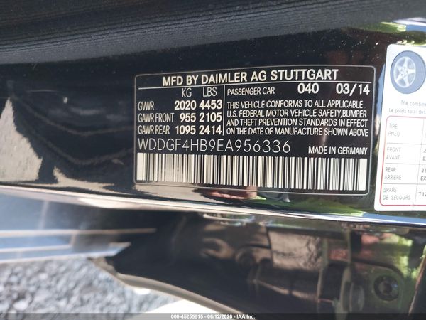 2014 MERCEDES-BENZ C 250 SPORT