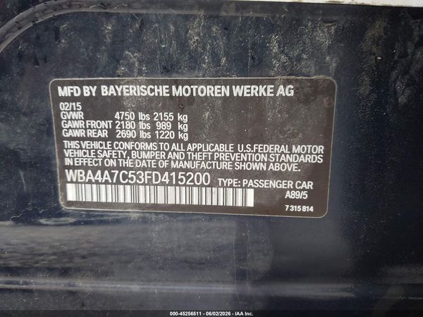 2015 BMW 428 GRAN COUPE XDRIVE