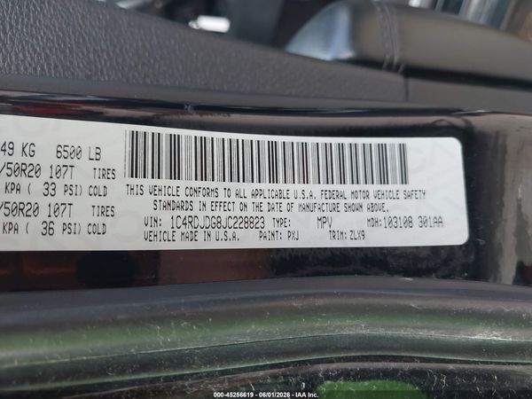 2018 DODGE DURANGO GT AWD