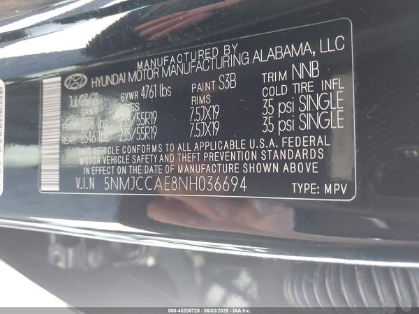 2022 HYUNDAI TUCSON SEL