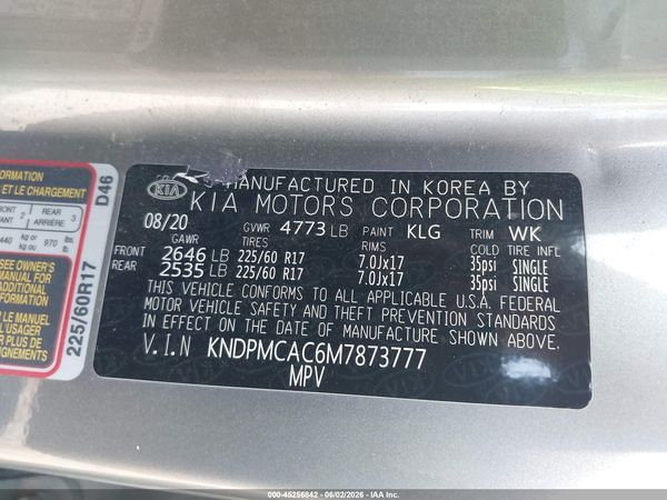 2021 KIA SPORTAGE LX
