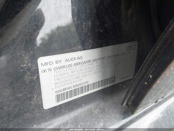 2016 AUDI A4 2.0T PREMIUM