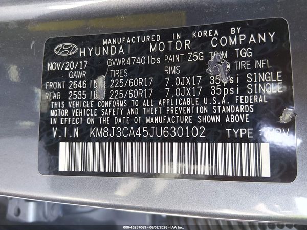 2018 HYUNDAI TUCSON SEL