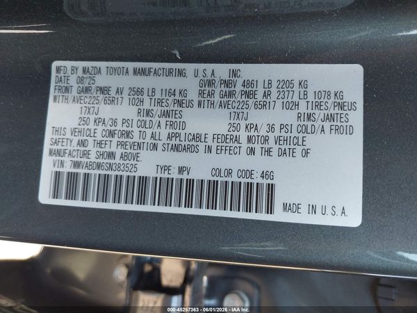 2025 MAZDA CX-50 2.5 S PREMIUM PACKAGE