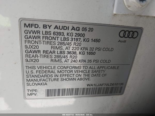 2020 AUDI Q7