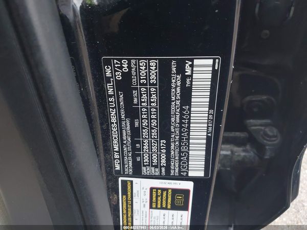 2017 MERCEDES-BENZ GLE 350 GLE350