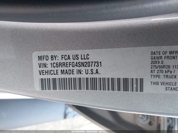2025 RAM 1500 LONE STAR  4X2 5'7 BOX