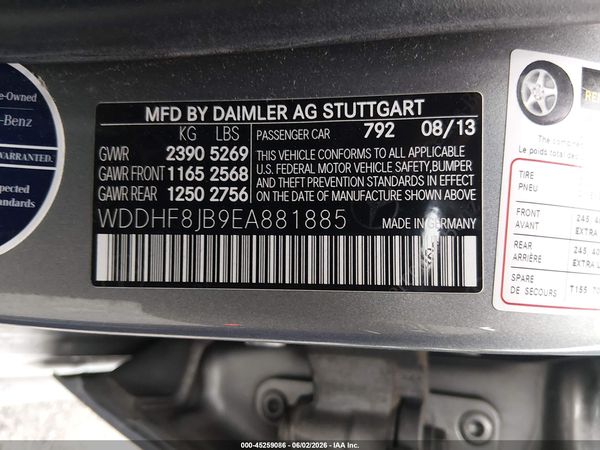 2014 MERCEDES-BENZ E 350 4MATIC