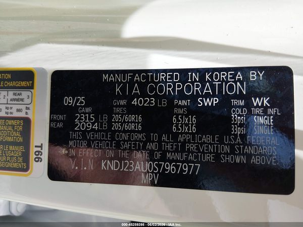 2025 KIA SOUL LX