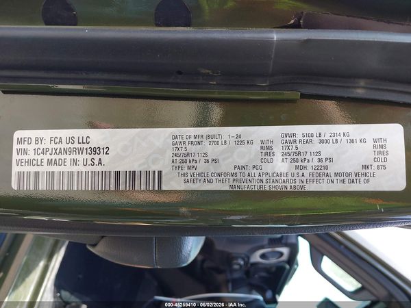 2024 JEEP WRANGLER 2-DOOR SPORT S 4X4