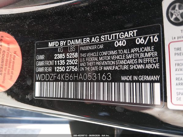 2017 MERCEDES-BENZ E 300 4MATIC