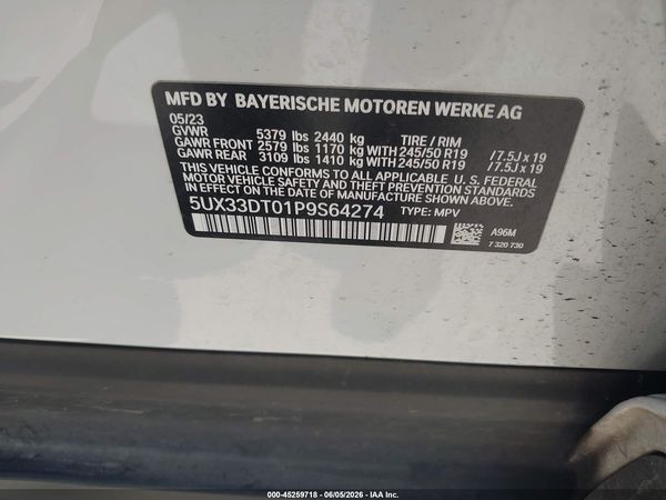 2023 BMW X4 XDRIVE30I