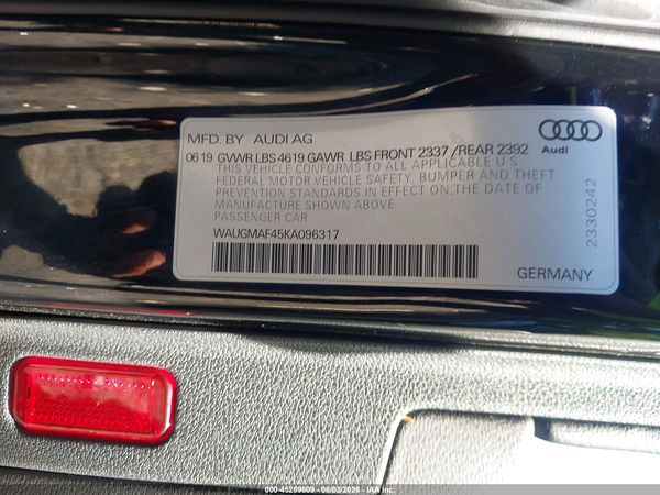 2019 AUDI A4 40 TITANIUM PREMIUM