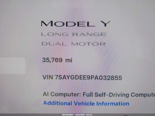 2023 TESLA MODEL Y