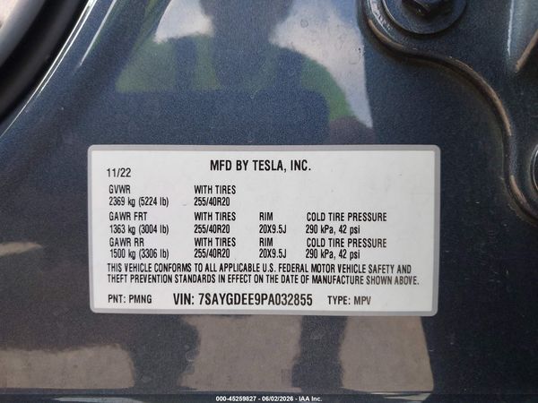 2023 TESLA MODEL Y