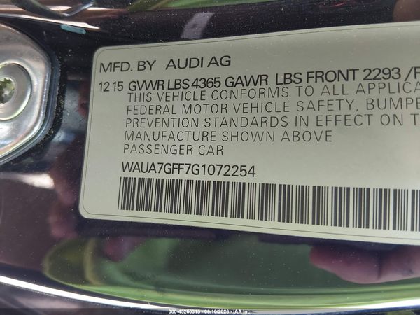 2016 AUDI A3 1.8T PREMIUM