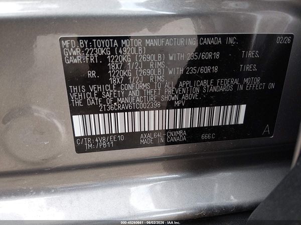 2026 TOYOTA RAV4 XLE PREMIUM