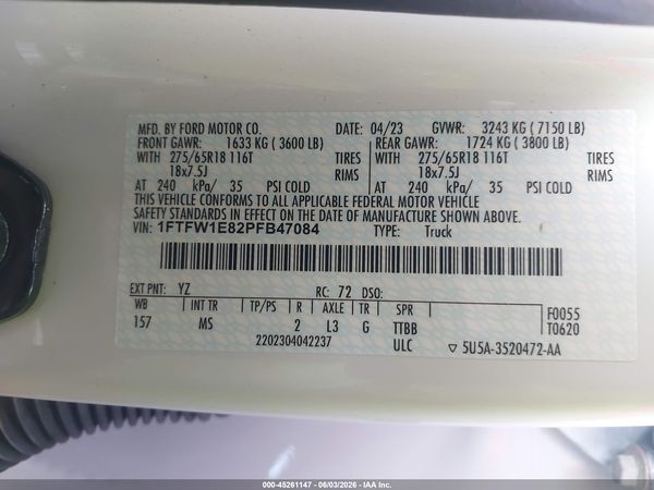 2023 FORD F-150 XLT