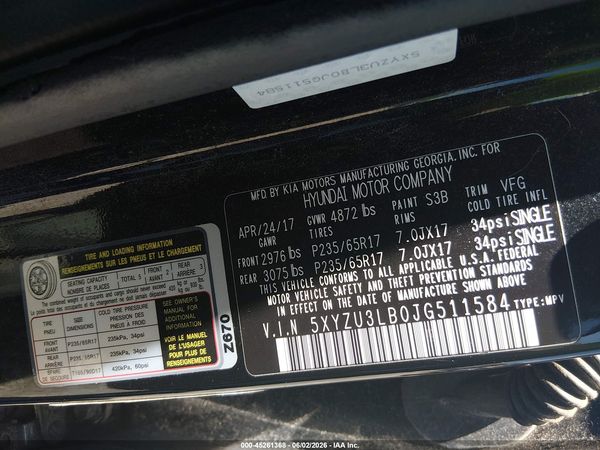 2018 HYUNDAI SANTA FE SPORT 2.4L