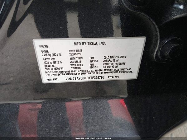 2026 TESLA MODEL Y