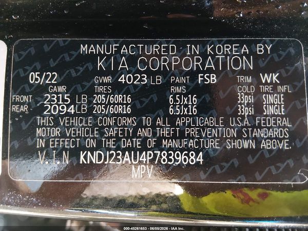 2023 KIA SOUL LX