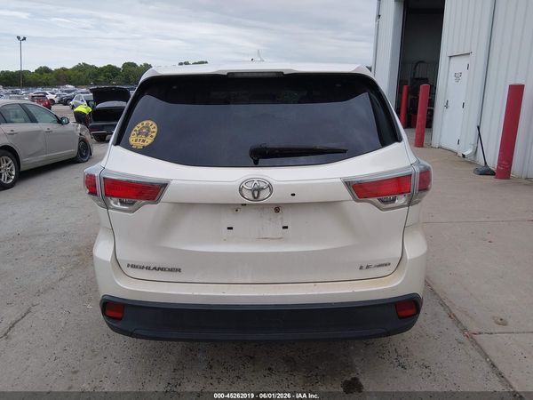 2016 TOYOTA HIGHLANDER LE PLUS V6