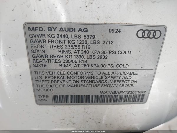 2025 AUDI Q5