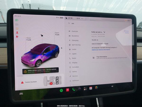 2021 TESLA MODEL Y