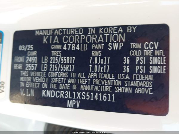 2025 KIA NIRO EV WIND