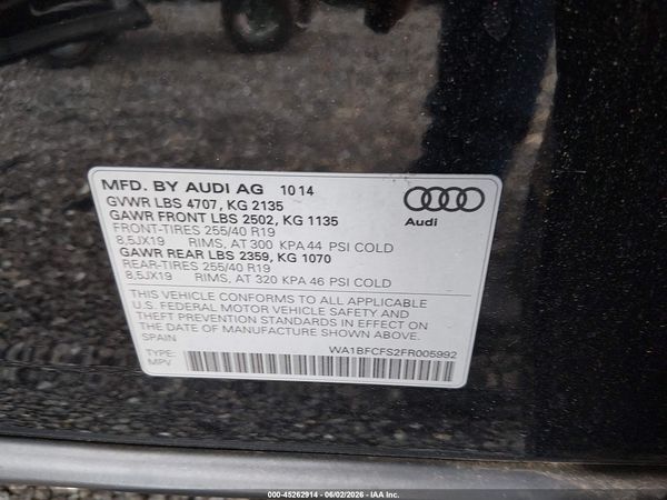 2015 AUDI Q3 2.0T PREMIUM PLUS