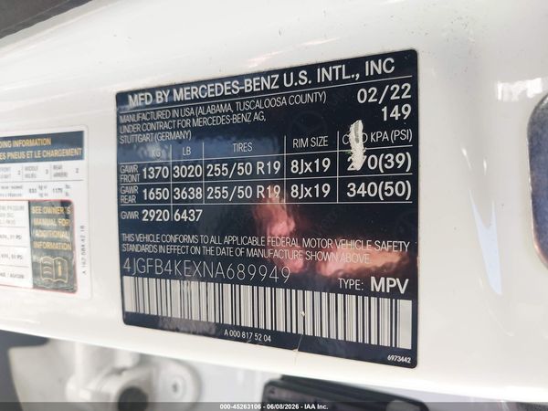 2022 MERCEDES-BENZ GLE 350 4MATIC