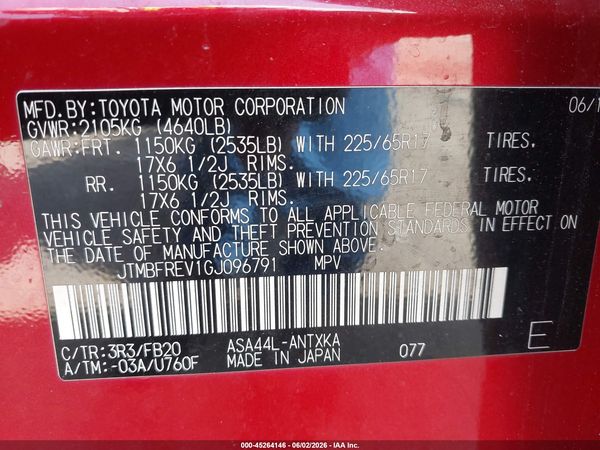2016 TOYOTA RAV4 LE