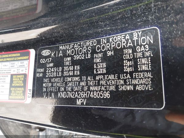 2017 KIA SOUL Base