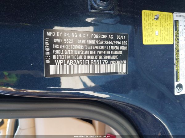 2015 PORSCHE MACAN S