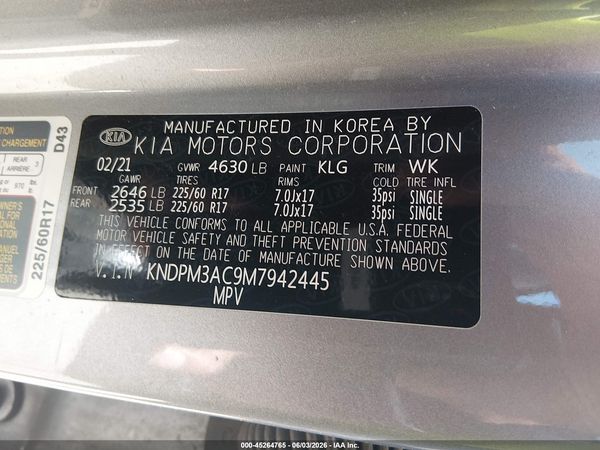 2021 KIA SPORTAGE LX