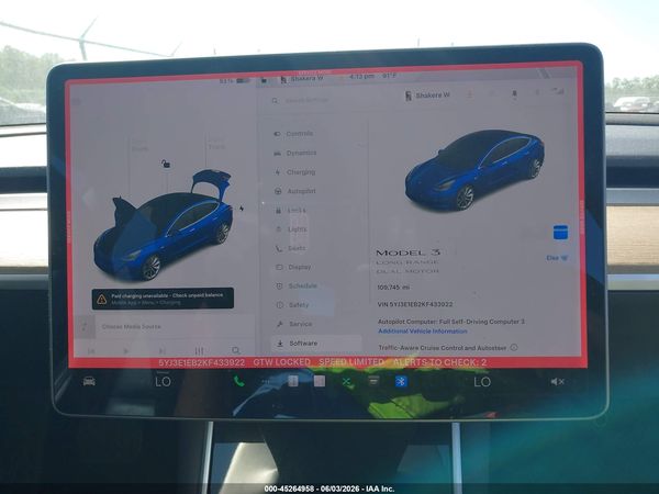 2019 TESLA MODEL 3 LONG RANGE/PERFORMANCE