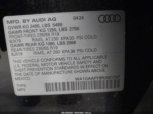 2024 AUDI Q5