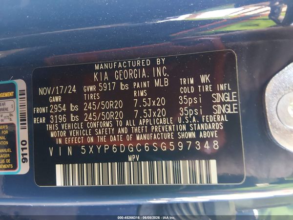 2025 KIA TELLURIDE S