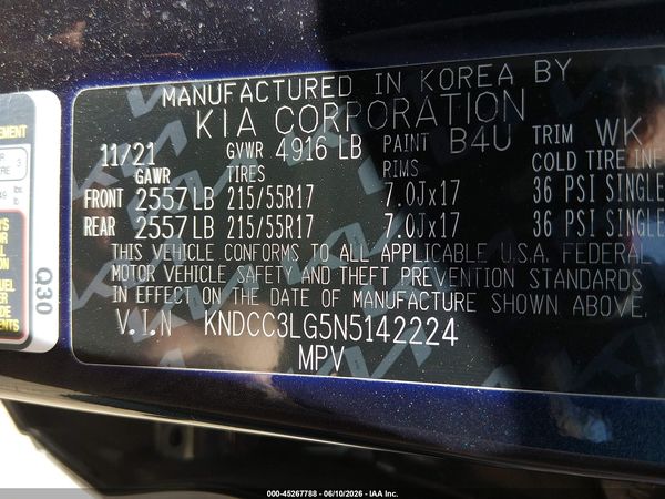 2022 KIA NIRO EV EX