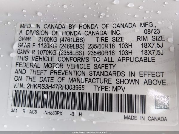 2024 HONDA CR-V EX 2WD