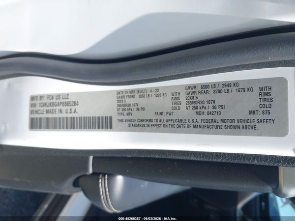 2023 JEEP GRAND CHEROKEE L LIMITED 4X4