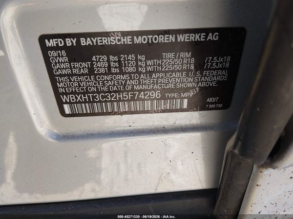 2017 BMW X1 XDRIVE28I