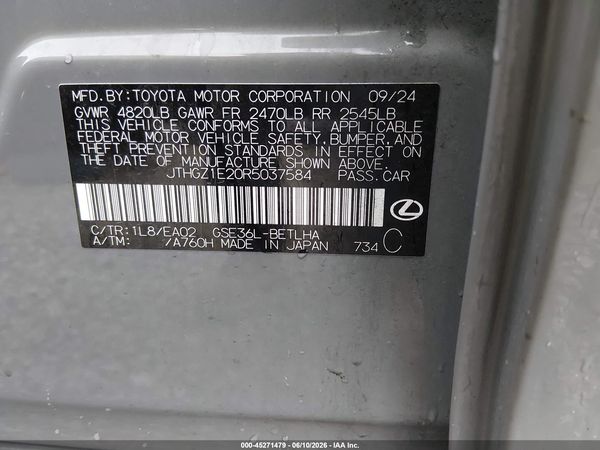 2024 LEXUS IS 350 F SPORT