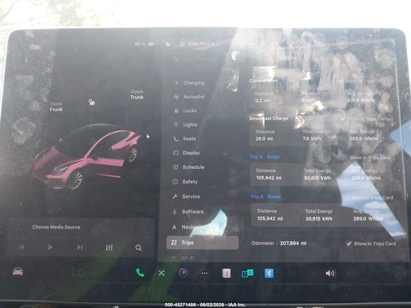 2018 TESLA MODEL 3 LONG RANGE/PERFORMANCE